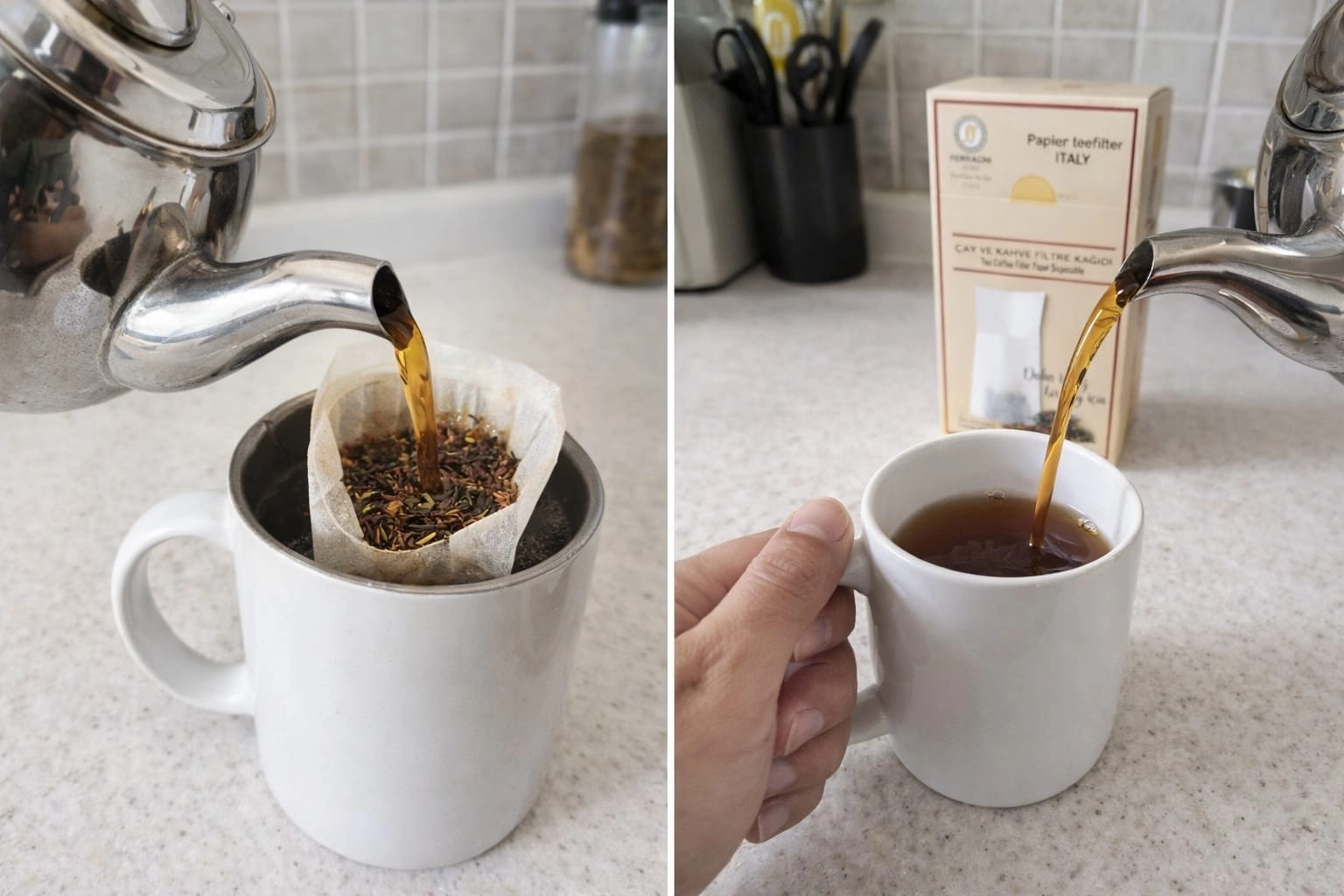 Çay Demleme Filtre Kağıdı 2XL JUMBO BOY  15*22 cm Kutulu Tek Paket (100 Adet) 