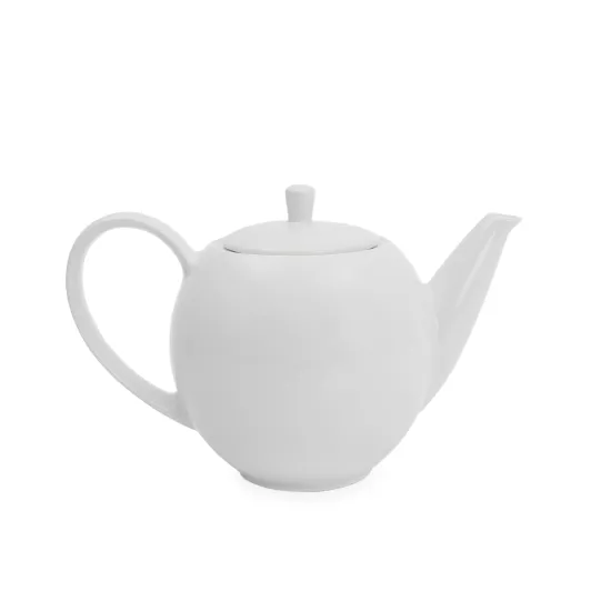 Porselen Demlik,Porselen Çay Demliği,Porselen Bitki Çayı Demliği, Kapaklı Porselen Demlik