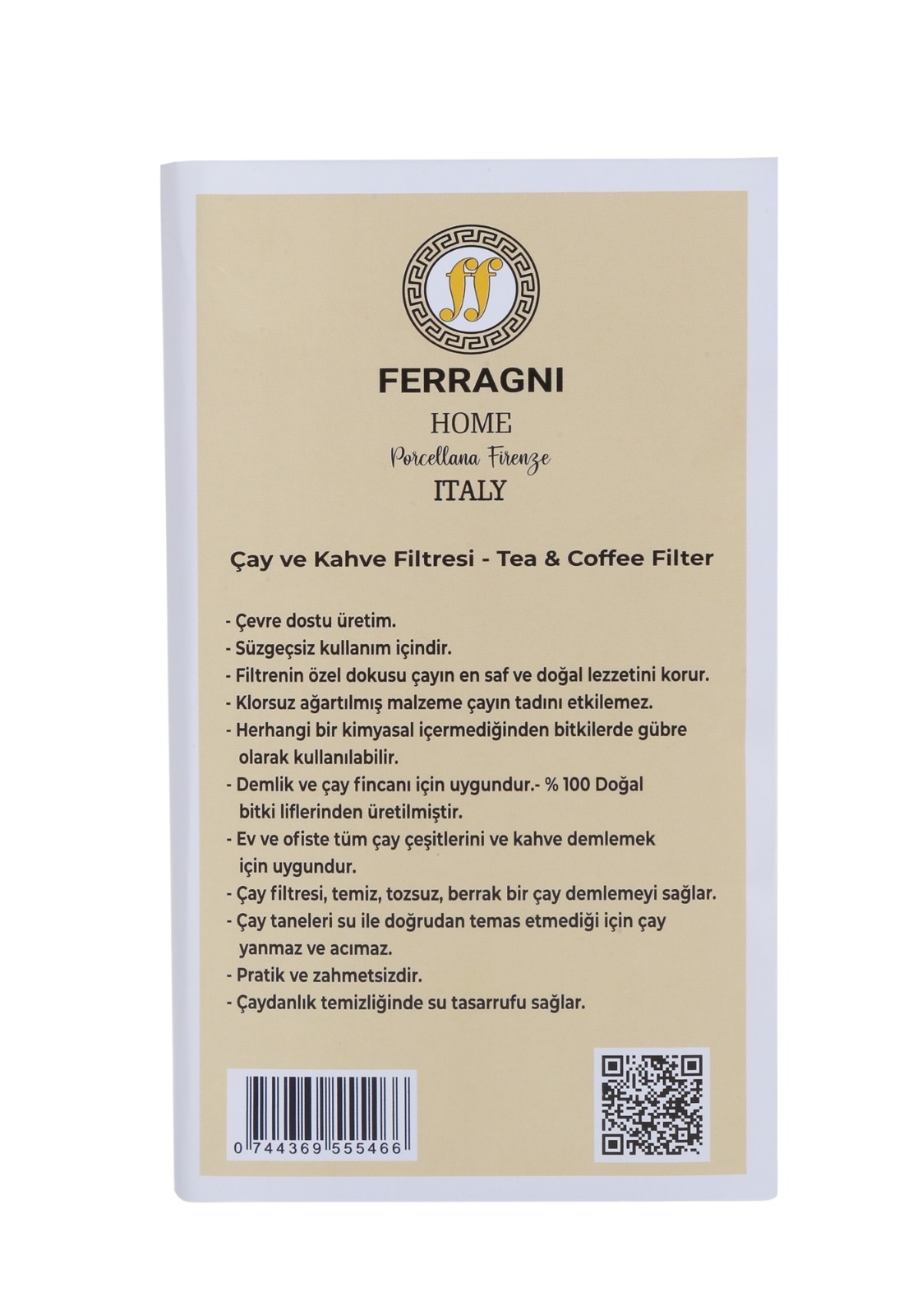 Çay Demleme Poşeti (Çay Filtresi) 10*22 cm( L BOY)  30 lu  6 Paket (180 Adet)
